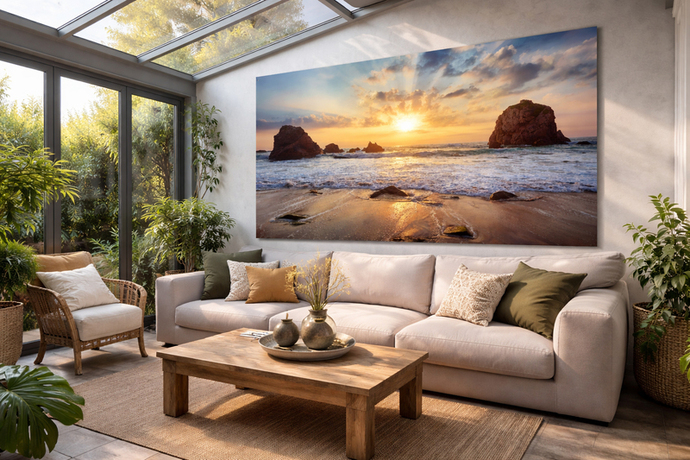 Grootformaat foto op aluminium met glans coating